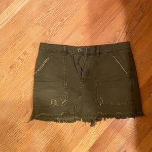 Free People Cargo Skirt